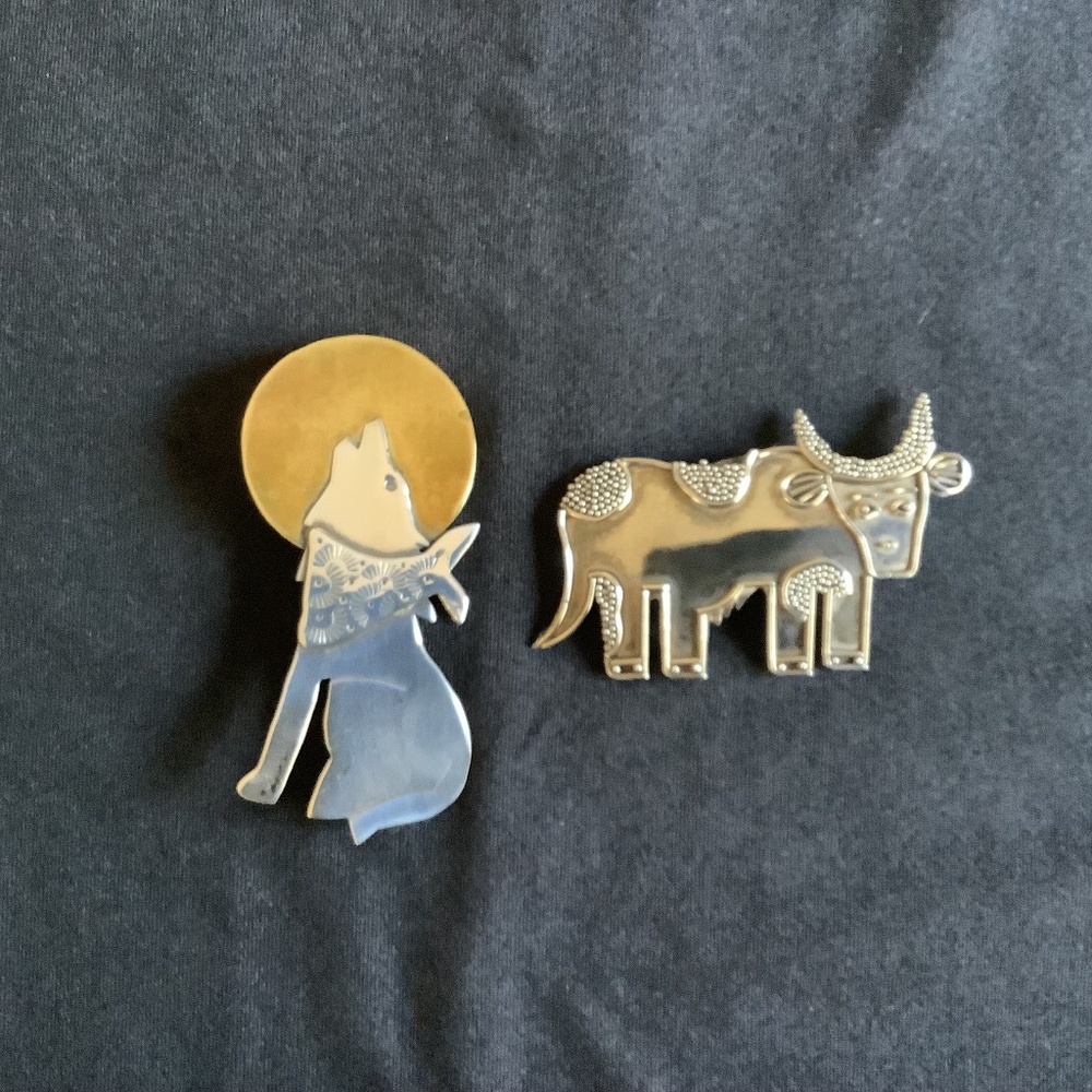 Sterling Pin/ Brooch Set